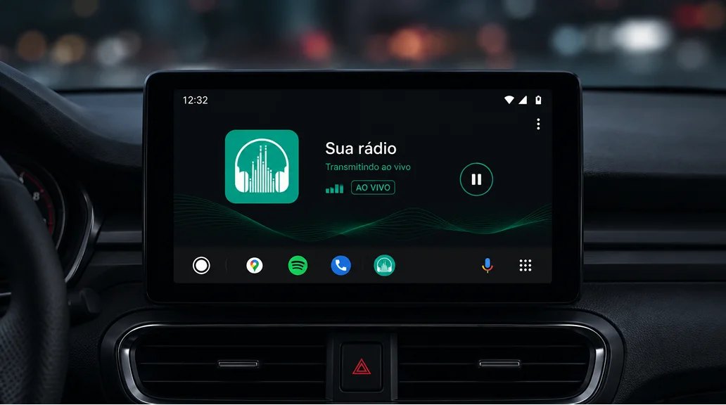 Android Auto e Apple CarPlay para Rádio: Leve sua Emissora para o Painel do Carro